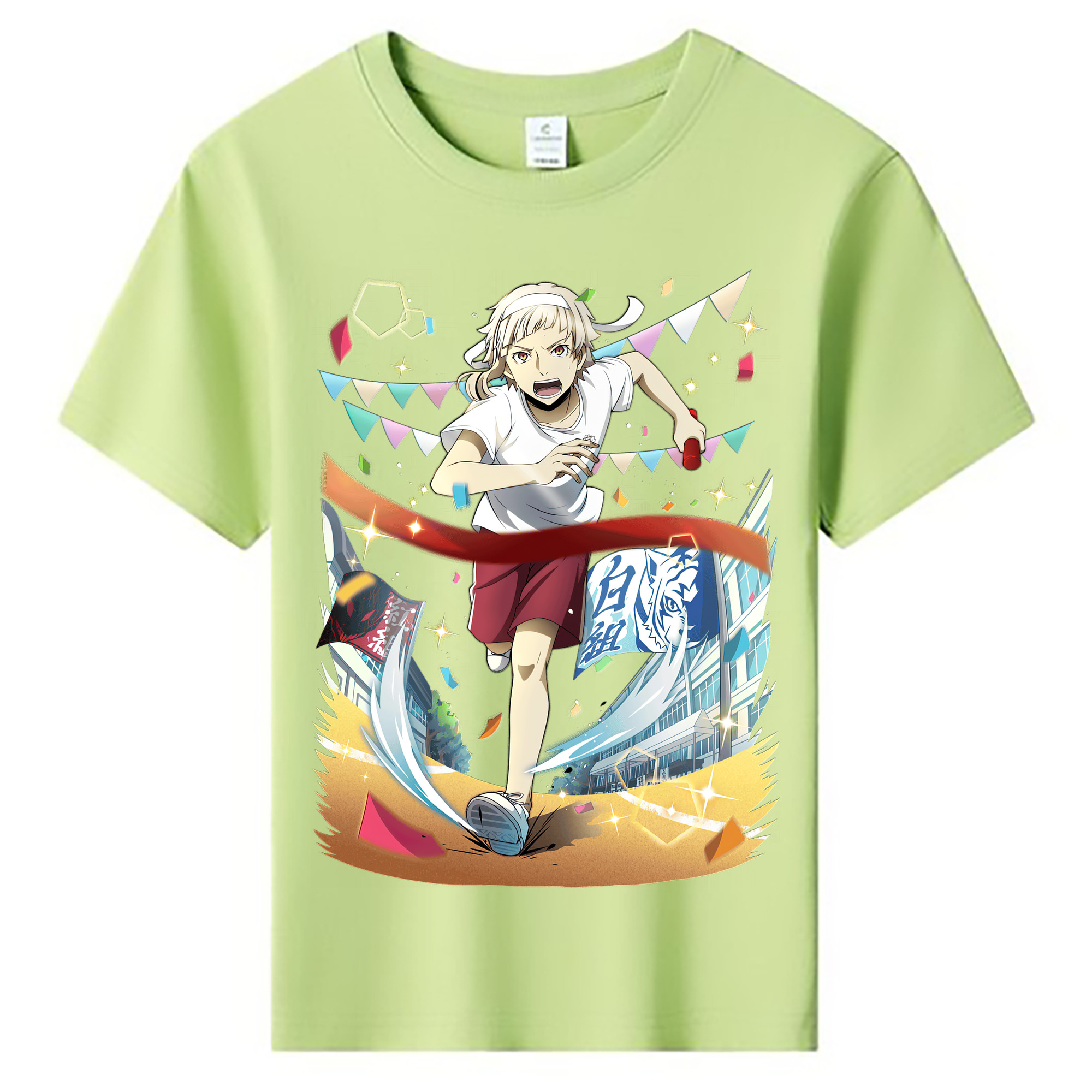 （画像用） 文豪ストレイドッグス Bungo Stray Dogs 綿100％キッズTシャツ（フロントプリント）